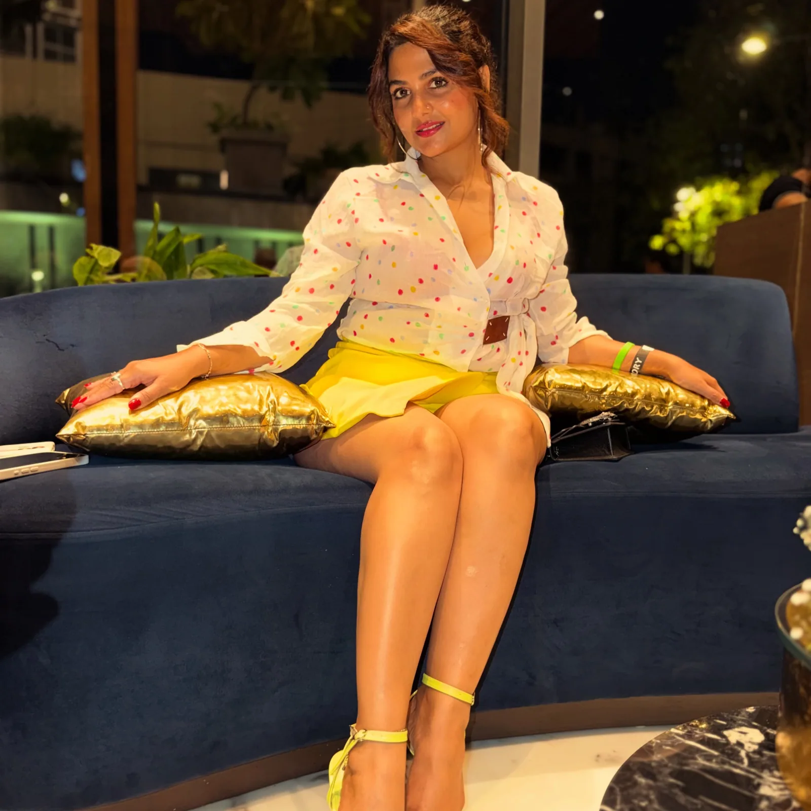 Hema Sharma as reporter in Dabangg 3